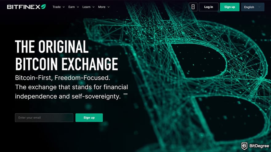 Best cryptocurrency exchange: Bitfinex homepage. Best cryptocurrency exchange: Bitfinex homepage.