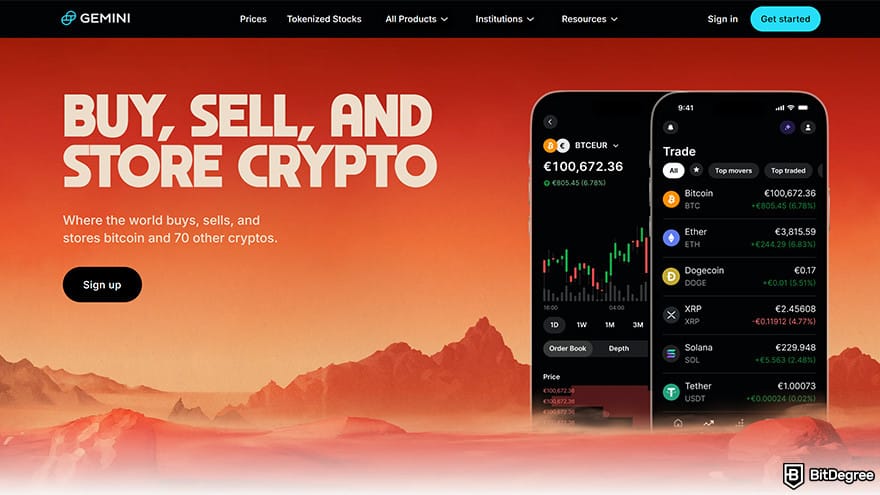 Best cryptocurrency exchange: Gemini homepage. Best cryptocurrency exchange: Gemini homepage.