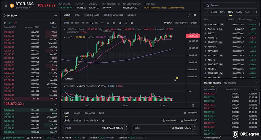Binance Review: choose a pairing. Binance Review: choose a pairing.