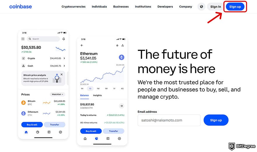 Coinbase review: sign up on Coinbase. Coinbase review: sign up on Coinbase.
