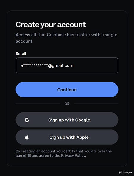 Coinbase review: write your email. Coinbase review: write your email.