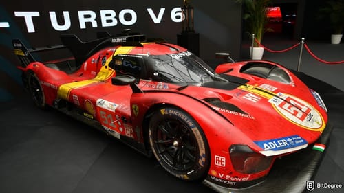 Ferrari’s New Crypto Token Lets VIPs Bid on Le Mans-Winning 499P
