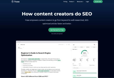 Frase - An SEO Content Generator