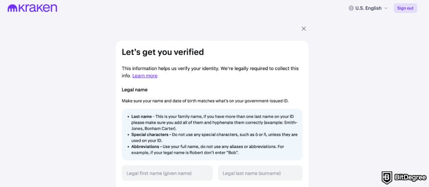 Kraken review: get verified.