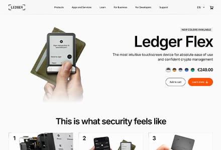 Ledger Flex - A Next-Generation Hardware Wallet