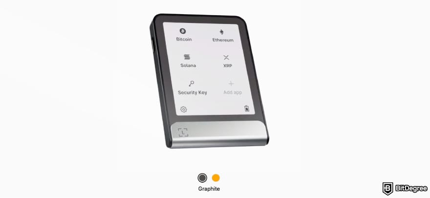 Ledger Flex review: Ledger Flex screen. Ledger Flex review: Ledger Flex screen.