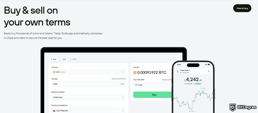 Trezor Safe 7 review: buying and selling crypto on Trezor Suite. Trezor Safe 7 review: buying and selling crypto on Trezor Suite.