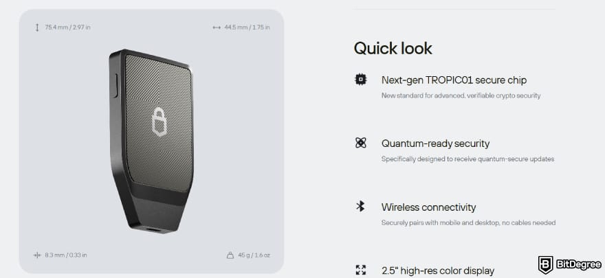 Trezor Safe 7 review: Trezor Safe 7's quick look at the specs. Trezor Safe 7 review: Trezor Safe 7's quick look at the specs.