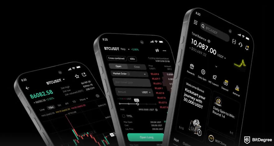 WEEX review: mobile app. WEEX review: mobile app.